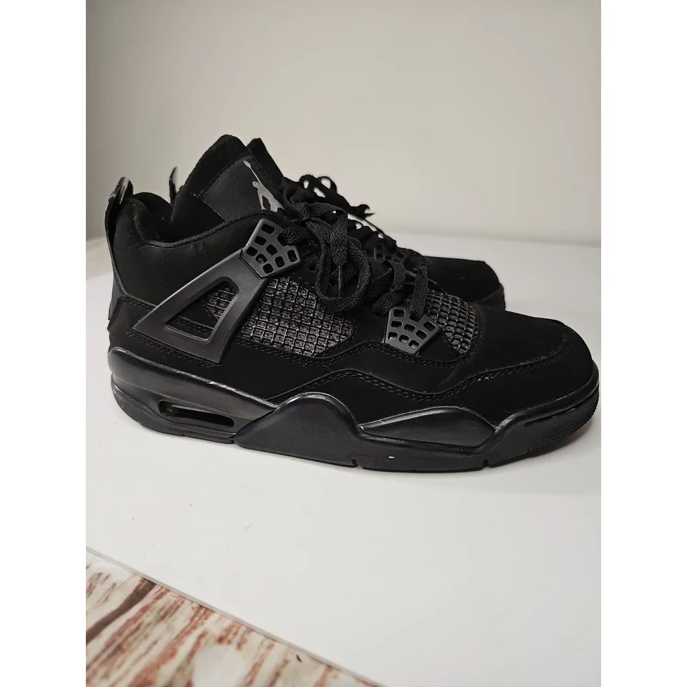 Size 7 - Nike Air Jordan 4 Retro GS Black Cat 2020 Men's Shoes